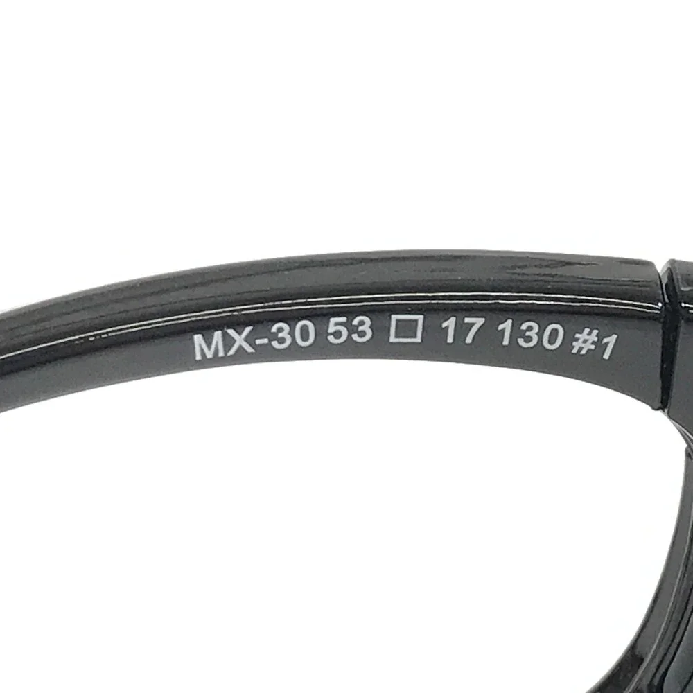 Rec Specs Maxx Athletic Goggles Frames MX-30 #1 Black Polished Red 53-17-130